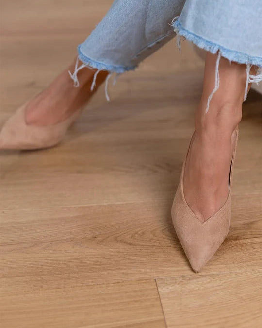 Teresa-Tacones Bajos Nude