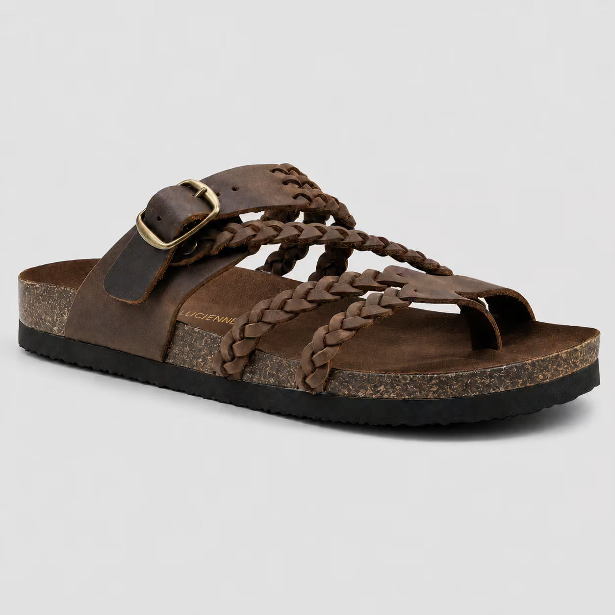 Hailey-Sandalias de Cuero Trenzado para Mujer