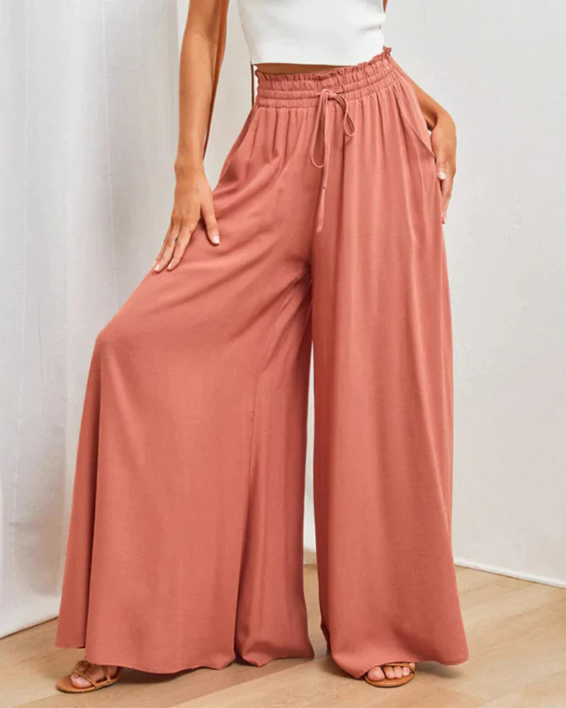 Elisa-Pantalón Liso Veraniego