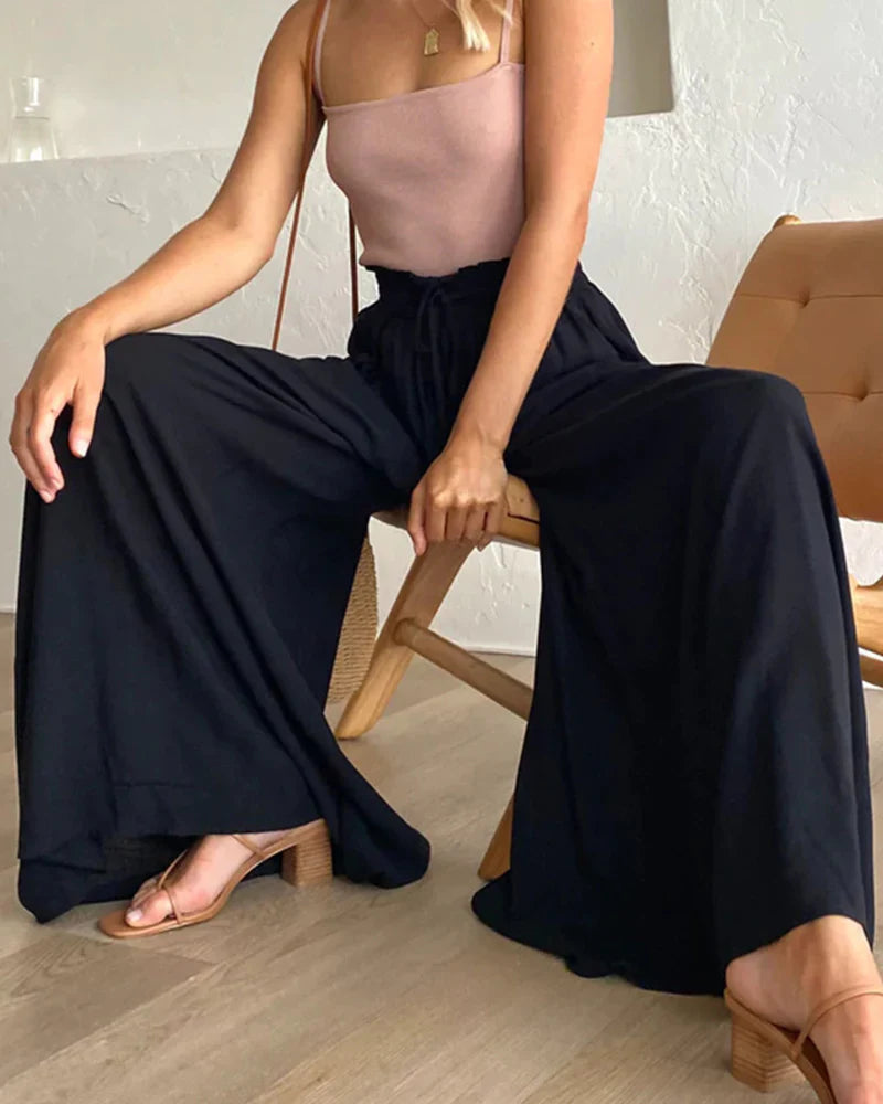 Elisa-Pantalón Liso Veraniego