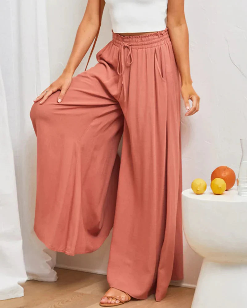Elisa-Pantalón Liso Veraniego