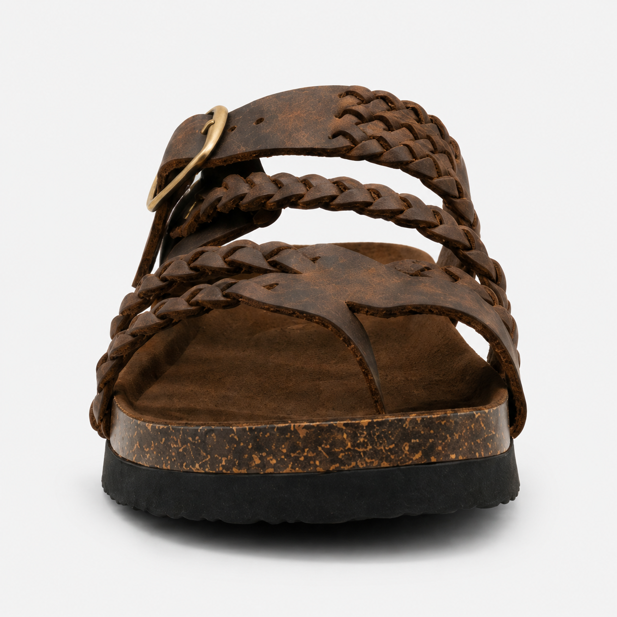 Hailey-Sandalias de Cuero Trenzado para Mujer