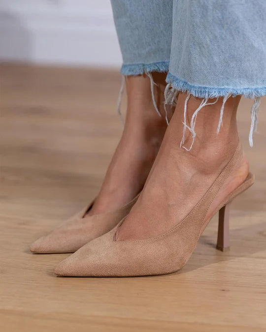 Teresa-Tacones Bajos Nude